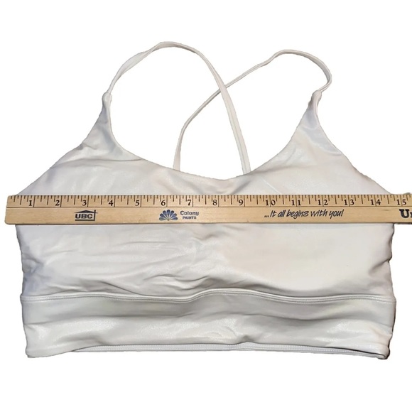 Ziya Active White Unicorn Luxe 7/8 Leggings Set Pants Size 6-8 Bra Size Large - Picture 6 of 16